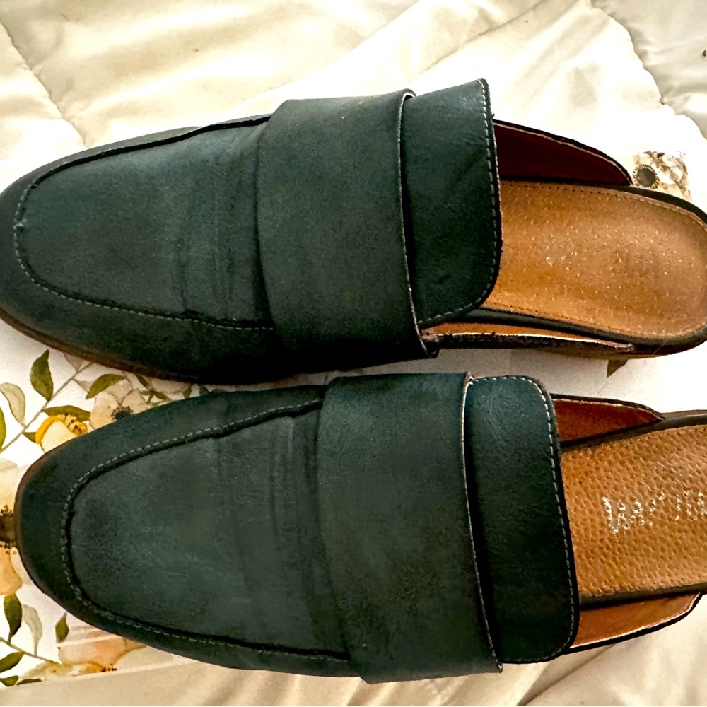 Mi.im turquoise loafers